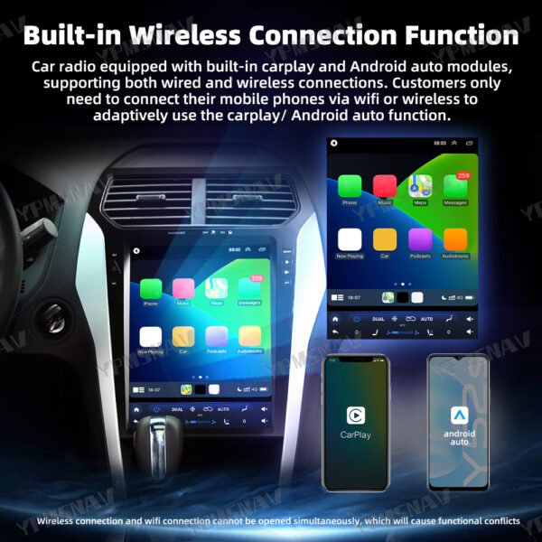 carplay 12.1 inch Car radio For Ford Explorer 2011-2019