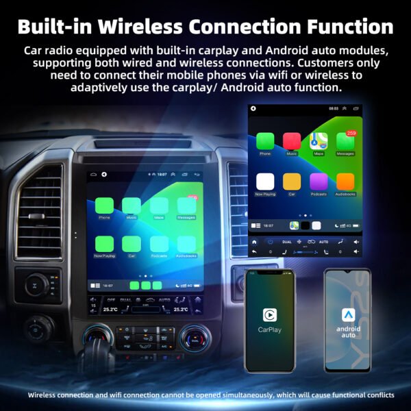 12.1 Inch Car Radio For Ford Raptor F150 F250 F350 2015-2021