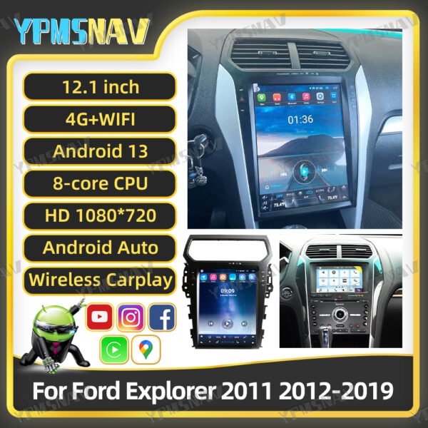 12.1 inch Car radio For Ford Explorer 2011-2019