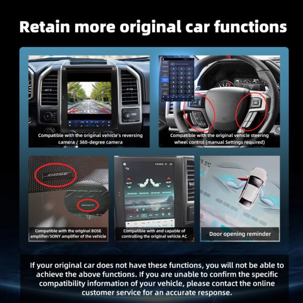 12.1 Inch Car Radio For Ford Raptor F150 F250 F350 2015-2021