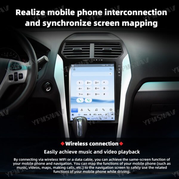 蓝牙 12.1 inch Car radio For Ford Explorer 2011-2019