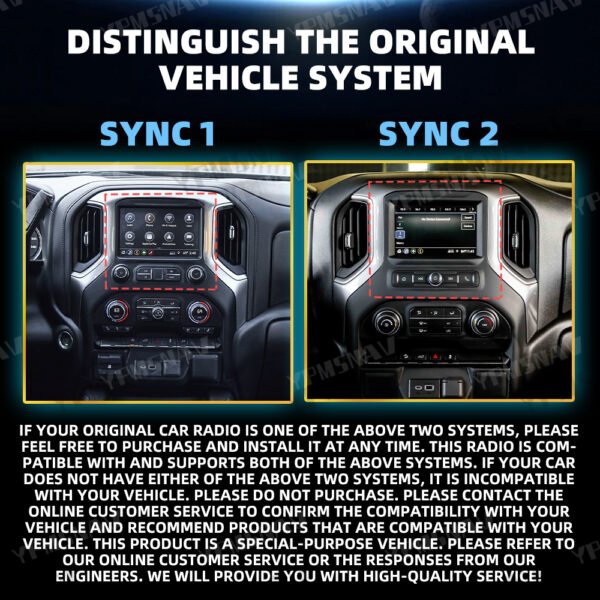15.6 InchAndroid Car Radio For GMC Sierra Chevrolet Silverado 2019-2023
