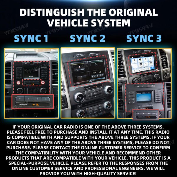 12.1 Inch Qualcomm Car Radio For Ford Raptor F150 F250 F350 2015-2021