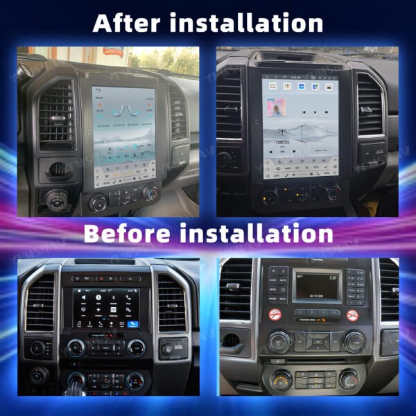 12.1 Inch Qualcomm Car Radio For Ford Raptor F150 F250 F350 2015-2021