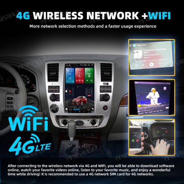 12.1 Inch Car Radio For Nissan Patrol Armada SE For Infiniti QX56 2006-2012