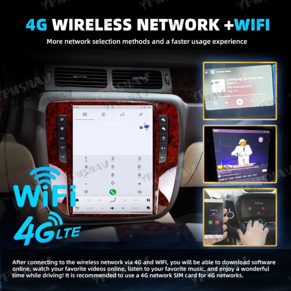 12.1 Inch Car Radio For GMC Yukon Chevrolet Tahoe Silverado 2007-2013