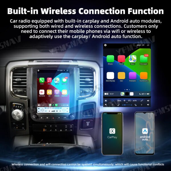 10.4 Inch Car Radio For Dodge Ram 1500 2500 3500 2013-2018