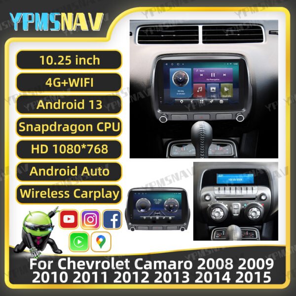 主图 10.25 Inch Car Radio For Chevrolet Camaro 2008-2015