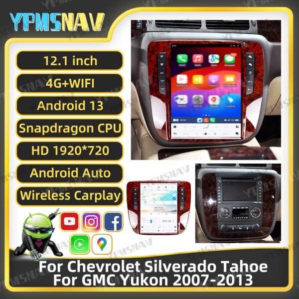 主图 12.1 Inch Car Radio For GMC Yukon Chevrolet Tahoe Silverado 2007-2013