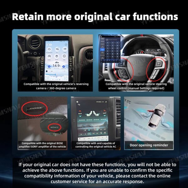 13.6 Inch Car Radio For Nissan GT-R GTR R35 2008-2017