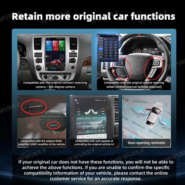 12.1 Inch Car Radio For Nissan Patrol Armada SE For Infiniti QX56 2006-2012