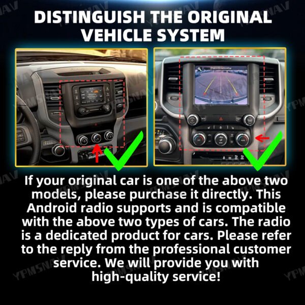 14.4 Inch Car Radio For Dodge Ram 1500 2500 3500 2019-2024