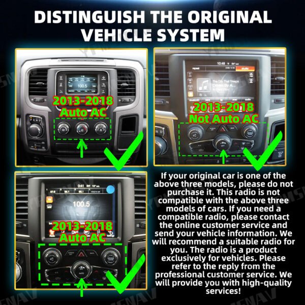 10.4 Inch Car Radio For Dodge Ram 1500 2500 3500 2013-2018