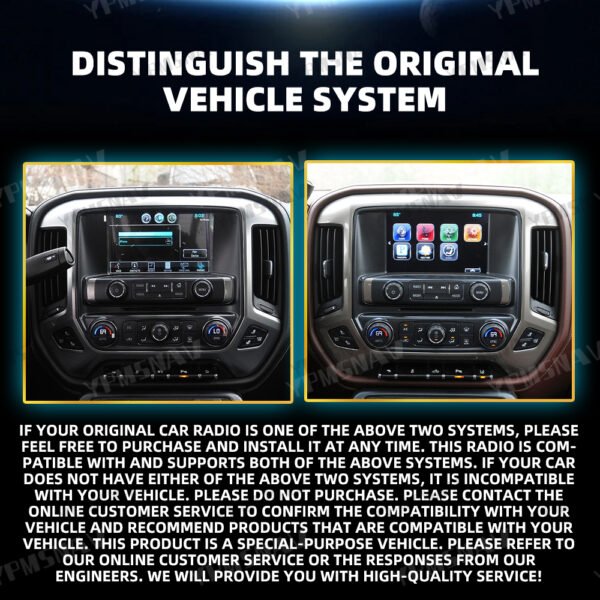 14.4 Inch Car Radio For GMC Sierra For Chevrolet Silverado 2013-2019