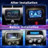 安装前后 10.25 Inch Car Radio For Chevrolet Camaro 2008-2015
