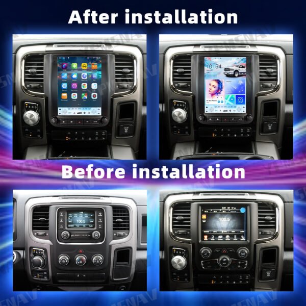 10.4 Inch Car Radio For Dodge Ram 1500 2500 3500 2013-2018