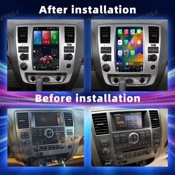 12.1 Inch Car Radio For Nissan Patrol Armada SE For Infiniti QX56 2006-2012