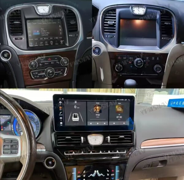 12.3+9.66 Inch Car Radio For Chrysler 300 300S 300C 2011-2023