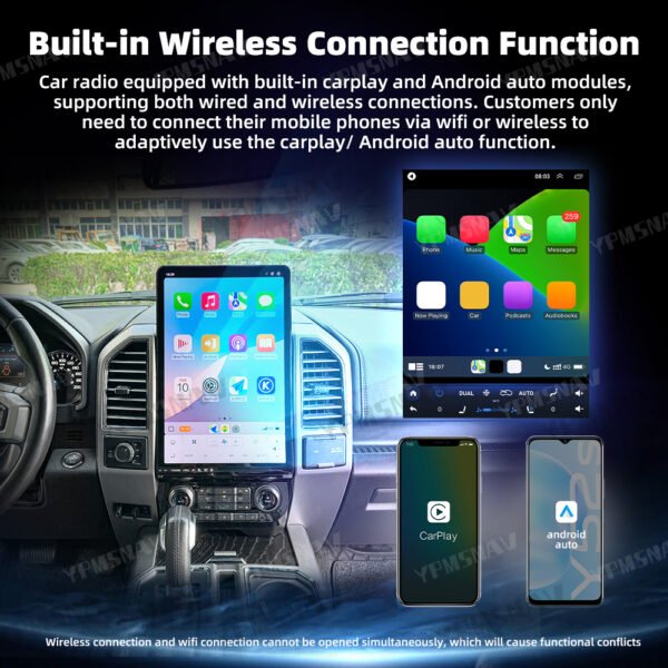 16.8 Inch Car Radio For Ford Raptor F150 F250 F350 2015-2021