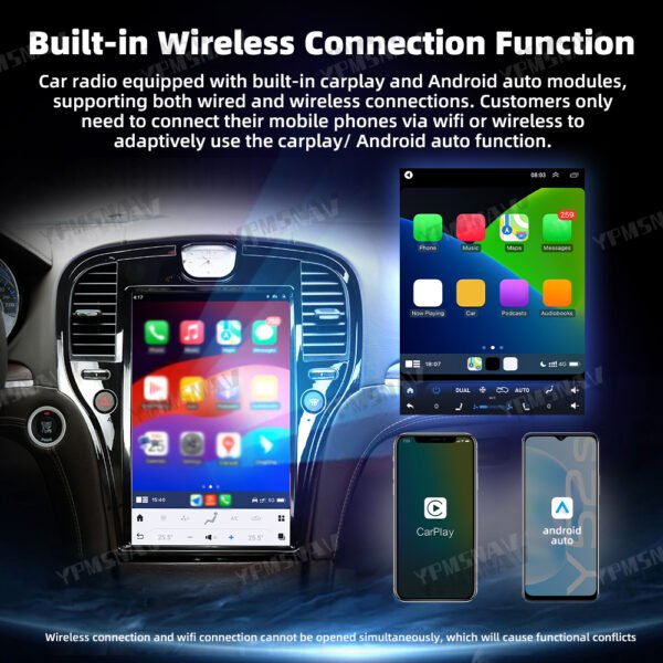 14.4 Inch Car Radio For Chrysler 300 300S 300C 2011-2023