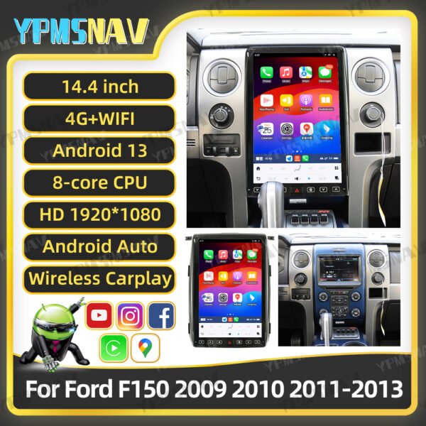 14.4 Inch Car Radio For Ford F150 2009-2013