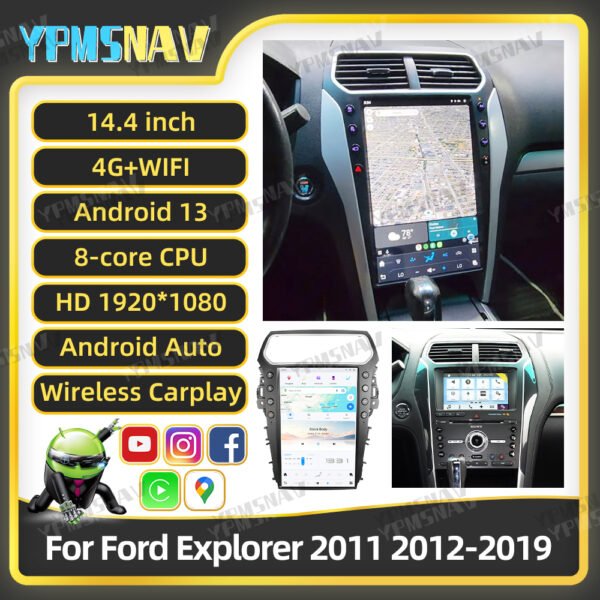 14.4 inch Car radio For Ford Explorer 2011-2019