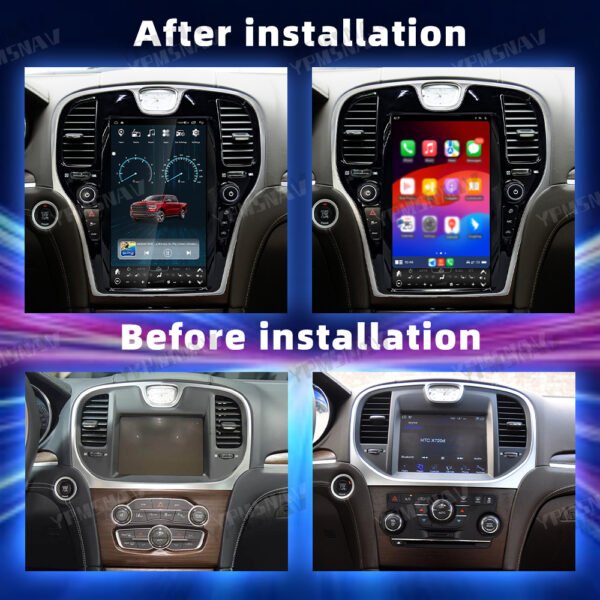 13.6 Inch Car Radio For Chrysler 300 300S 300C 2011-2023