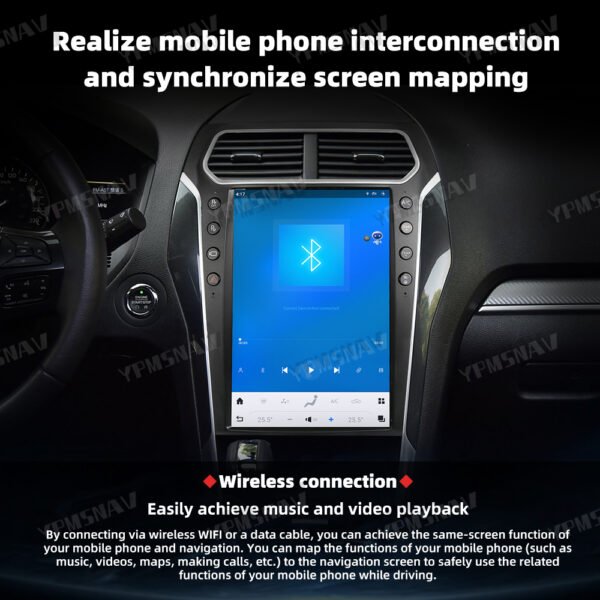 蓝牙 14.4 inch Car radio For Ford Explorer 2011-2019