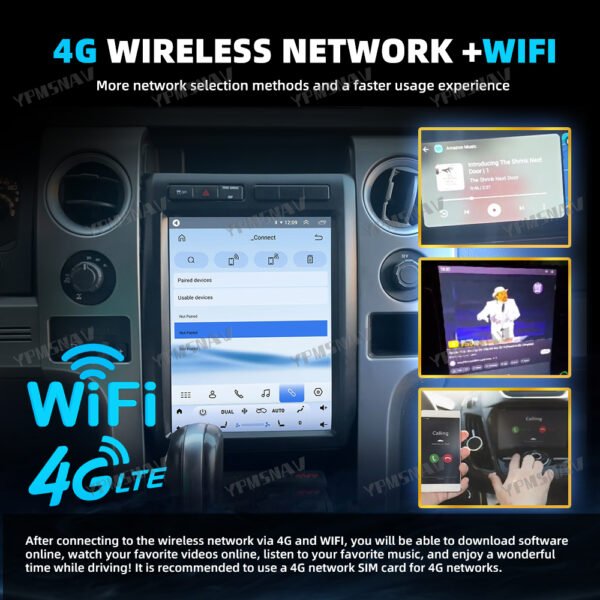 12.1 Inch Car Radio For Ford Raptor F150 2008-2012