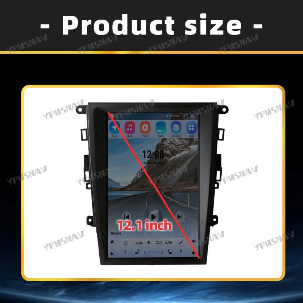 12.1 Inch Car Radio For Ford Mondeo 2013-2018