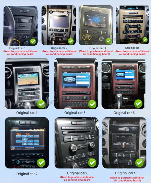 12.1 Inch Car Radio For Ford Raptor F150 2008-2012