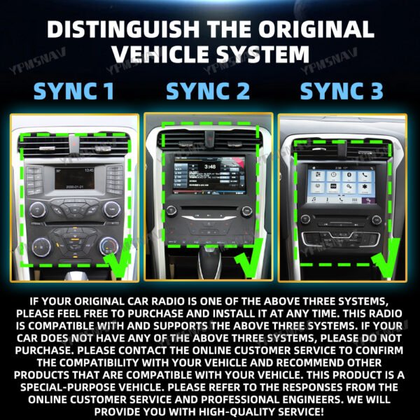 12.1 Inch Car Radio For Ford Mondeo 2013-2018