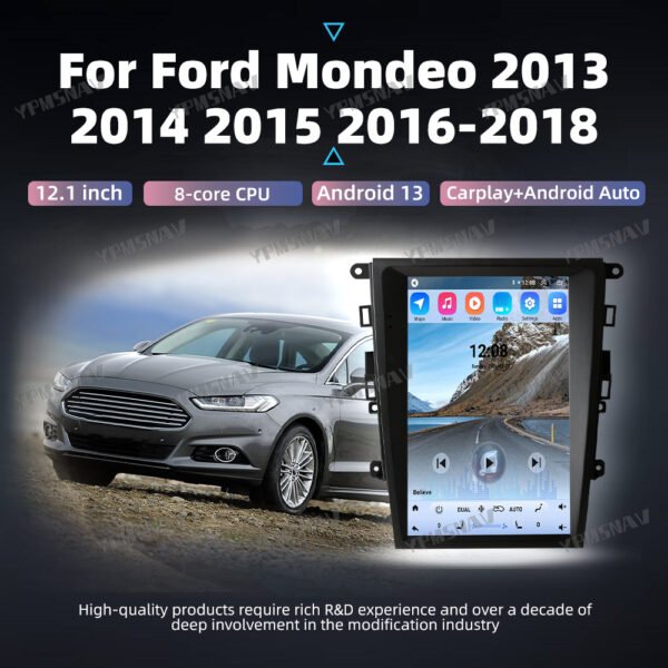 12.1 Inch Car Radio For Ford Mondeo 2013-2018