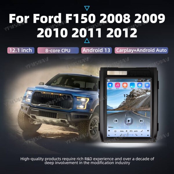 12.1 Inch Car Radio For Ford Raptor F150 2008-2012